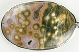 Ocean Jasper Pendant (Necklace) - Sterling Silver #192315-1